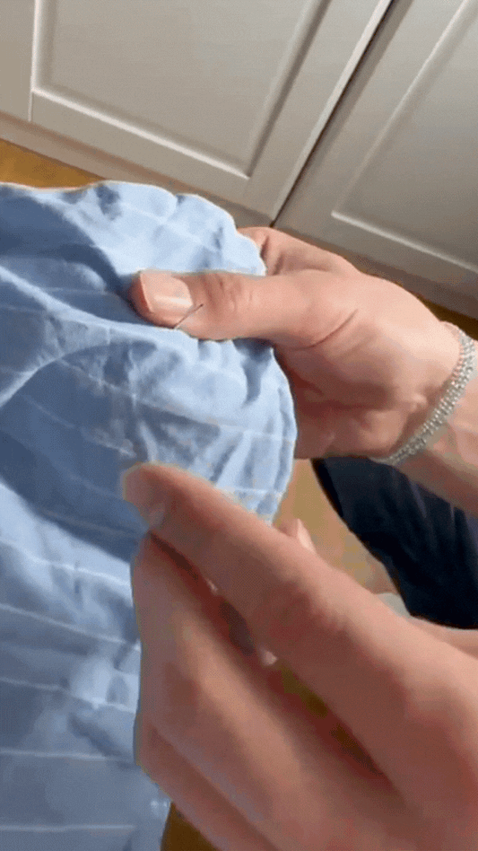 BLÅ SängKnappen - Liten knapp. Stor skillnad.